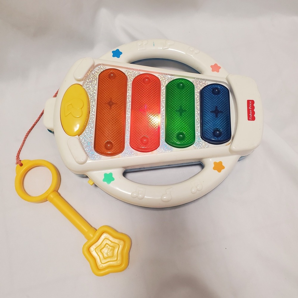 Fisher Price Sparkling Symphony Xylophone 2 Sided 1999 Vintage 71629 Tested